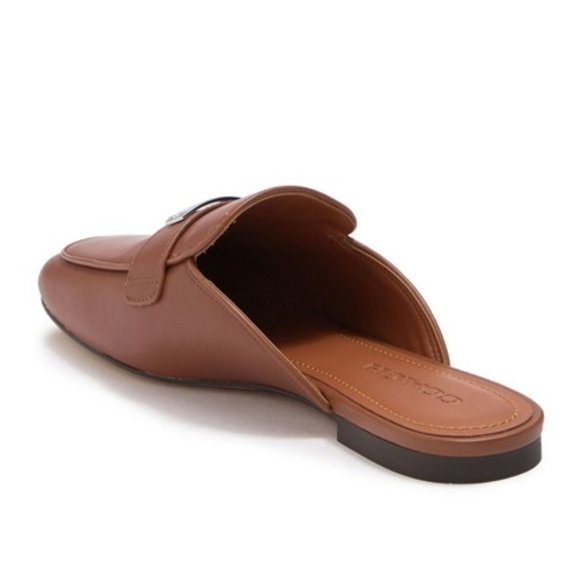 Coach Shoes Coach Shea Leather Mule Shoes Saddle 55
